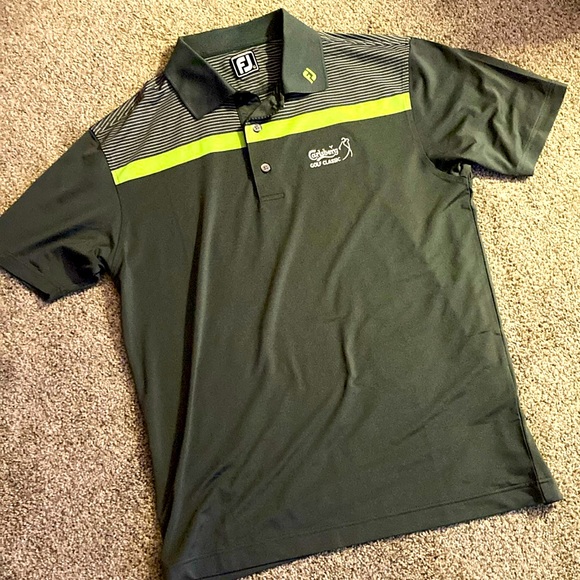 NWOT men Carlsberg golf classic collar Tshirt